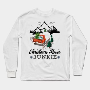 Christmas Movie Junkie Long Sleeve T-Shirt
